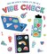 Carson Dellosa We Stick Together 51-Piece Vibe Check Bulletin Board Set, Colorful Laptop, Water Bottle, Notebook, and Sticker Accents for Bulletin Board, White Board, and Colorful Classroom Décor